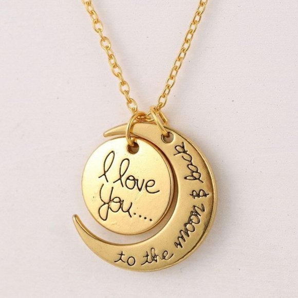 Jewelry - I Love You To The Moon And Back Necklace